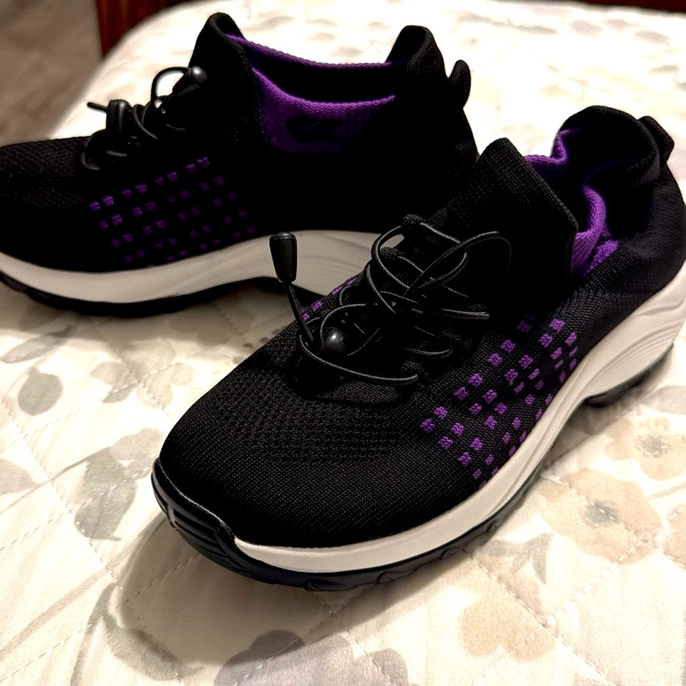 NEW Women’s Black and Purple Sneakers